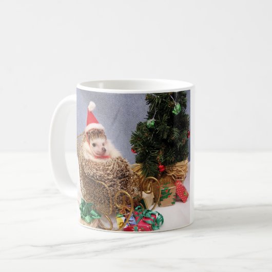 WeihnachtsIgels-Tasse Kaffeetasse (Vorderseite Links)