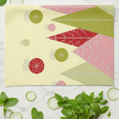 WeihnachtsIllustration Geschirrtuch (Gefaltet)