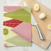 WeihnachtsIllustration Geschirrtuch (Viertel Falte)