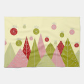 WeihnachtsIllustration Geschirrtuch (Horizontal)