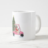 Weihnachtsillustration Jumbo-Tasse (Vorderseite Rechts)