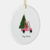 Weihnachtsillustration Keramik Ornament (Rechts)