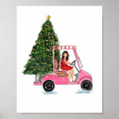 Weihnachtsillustration Poster (Vorne)