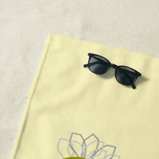 WeihnachtsIllustration Strandtuch (Beispiel)