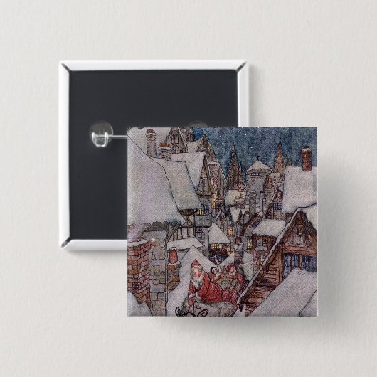 Weihnachtsillustrationen Button (Vorne & Hinten)