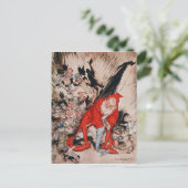 Weihnachtsillustrationen Feiertagspostkarte (Stehend Vorderseite)