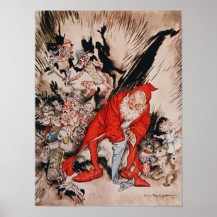 Weihnachtsillustrationen Poster