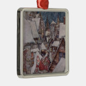 Weihnachtsillustrationen Silbernes Ornament (Rechts)