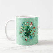 Weihnachtsillustrationen Weihnachtsfeier Kaffeetasse (Links)