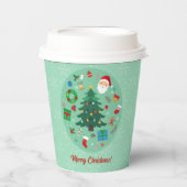 Weihnachtsillustrationen Weihnachtsfeier Pappbecher (Vorderseite)