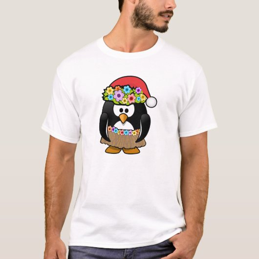 Weihnachtsim Juli Pinguin T-Shirt (Vorderseite)