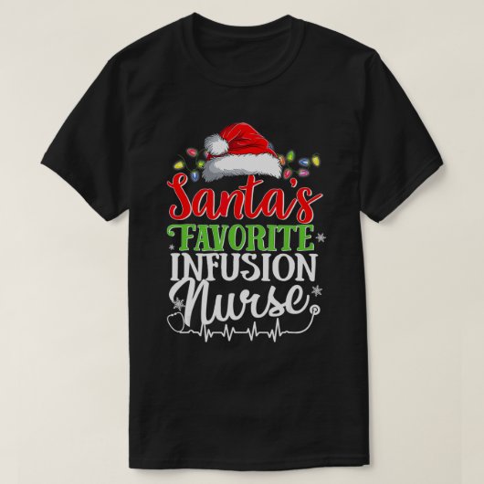 Weihnachtsinfusion durch den Weihnachtsmann T-Shirt (Design vorne)