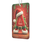 Weihnachtsinitiale A Für Feiertagsgeschenke Autolufterfrischer (Links)