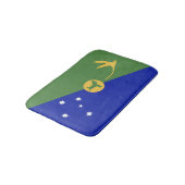 Weihnachtsinsel Badematte (Schrägansicht)