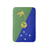 Weihnachtsinsel Badematte (Vorderseite Vertikal)