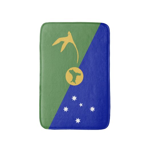 Weihnachtsinsel Badematte (Vorderseite Vertikal)