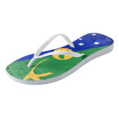 Weihnachtsinsel Badesandalen (Schrägansicht)