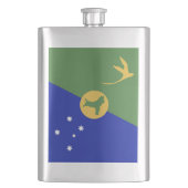 Weihnachtsinsel Flachmann (Vorderseite)