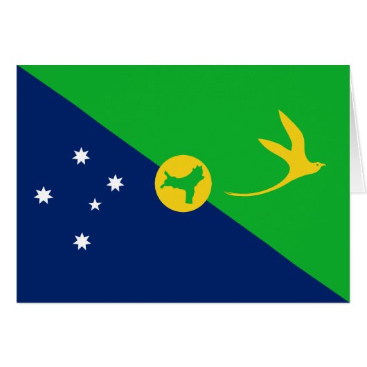 Weihnachtsinsel-Flagge (Vorderseite (Horizontal))