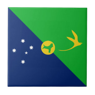 Weihnachtsinsel-Flagge Fliese