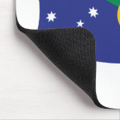 Weihnachtsinsel-Flagge-Mauspad Mousepad (Ecke)