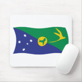 Weihnachtsinsel-Flagge-Mauspad Mousepad (Mit Mouse)