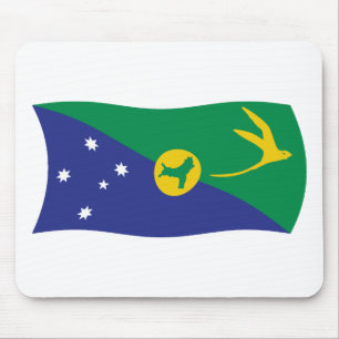 Weihnachtsinsel-Flagge-Mauspad Mousepad