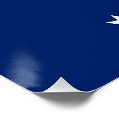 Weihnachtsinsel-Flagge Poster (Ecke)