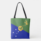 Weihnachtsinsel-Flagge Tasche (Rückseite)