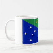Weihnachtsinsel-Flaggen-Tasse Kaffeetasse (Links)