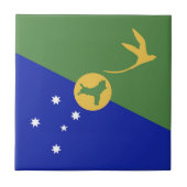 Weihnachtsinsel Fliese (Vorderseite)