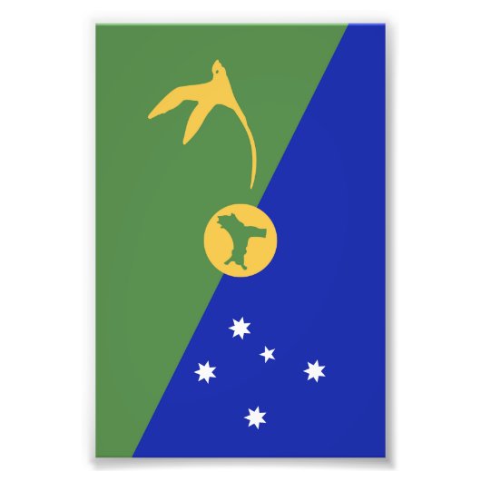 Weihnachtsinsel Fotodruck (Vorne)