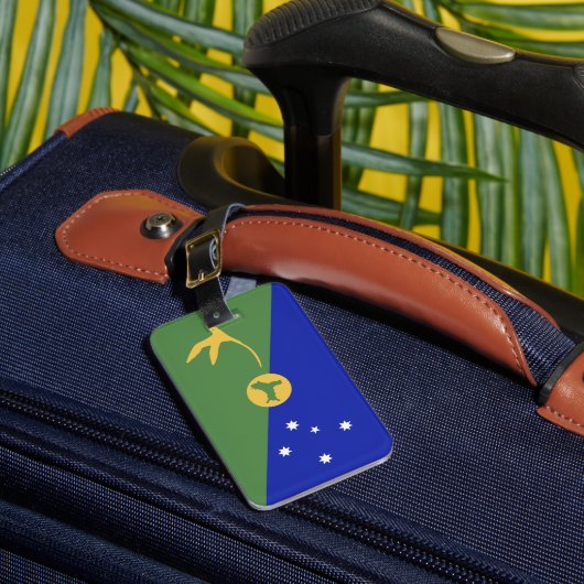 Weihnachtsinsel Gepäckanhänger (Vorderseite Insitu 1)