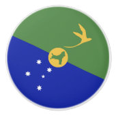 Weihnachtsinsel Keramikknauf (Vorderseite)