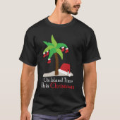 Weihnachtsinsel Klassischer T - Shirt (Vorderseite)