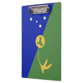 Weihnachtsinsel Klemmbrett (Links)