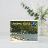 Weihnachtsinsel - postkarte (Stehend Vorderseite)