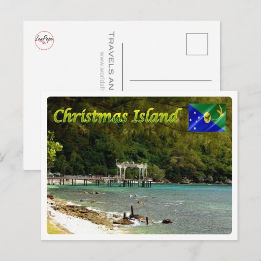 Weihnachtsinsel - postkarte (Vorne/Hinten)