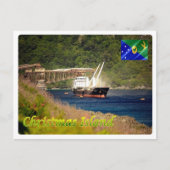 Weihnachtsinsel - postkarte (Vorderseite)