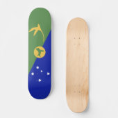 Weihnachtsinsel Skateboard (Vorderseite)