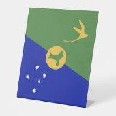 Weihnachtsinsel Sockelschild (Vorderseite)