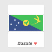 Weihnachtsinsel Territorium, Australisches Commonw Aufkleber (Blatt)