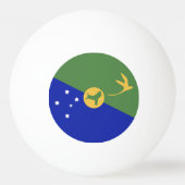 Weihnachtsinsel Tischtennisball (Rückseite)