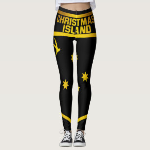 Weihnachtsinselemblem Leggings