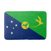 Weihnachtsinselflagge Badematte (Vorderseite)