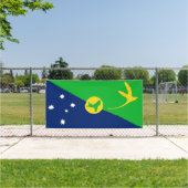 Weihnachtsinselflagge Banner (Insitu)