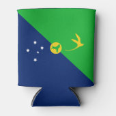 Weihnachtsinselflagge Dosenkühler (Vorderseite)