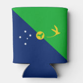 Weihnachtsinselflagge Dosenkühler (Rückseite)