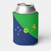 Weihnachtsinselflagge Dosenkühler (Kanne Rückseite)