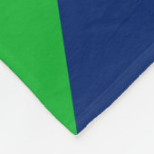 Weihnachtsinselflagge Fleecedecke (Ecke)